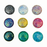 20mm Circle Starblanket, Resin, Sew On, Multiple Colours